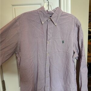 Ralph Lauren Purple Casual Button Down Shirt